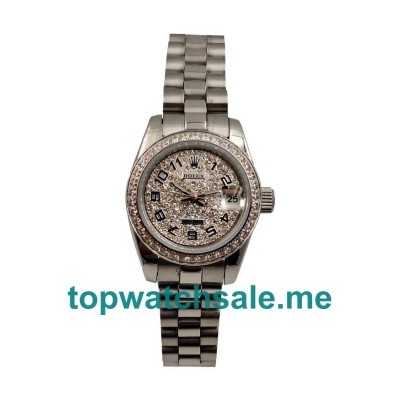 26MM Women Rolex Lady-Datejust 79174 Diamond Dials Replica Watches UK