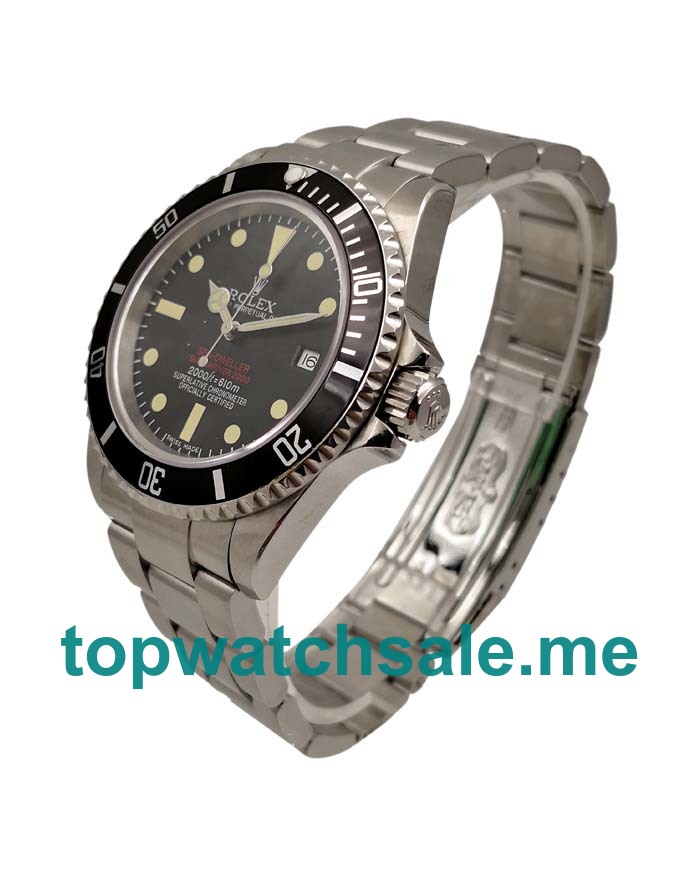 40MM Men Rolex Sea-Dweller 1665 Black Dials Replica Watches UK