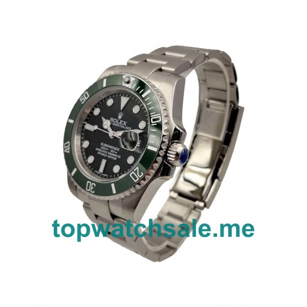 40MM Men Rolex Submariner 16610 LV Black Dials Replica Watches UK