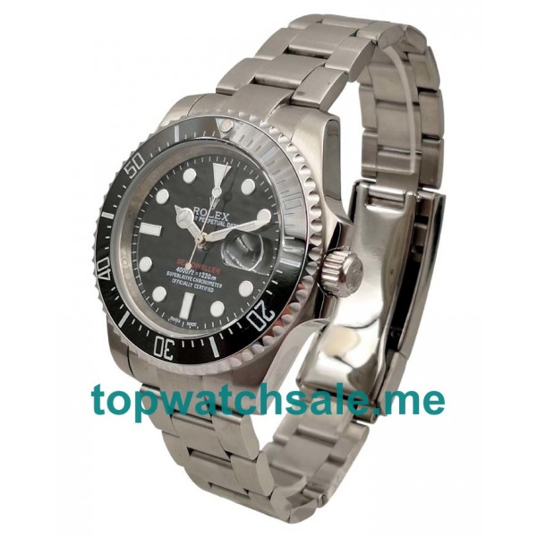 40MM Men Rolex Sea-Dweller 126600 Black Dials Replica Watches UK