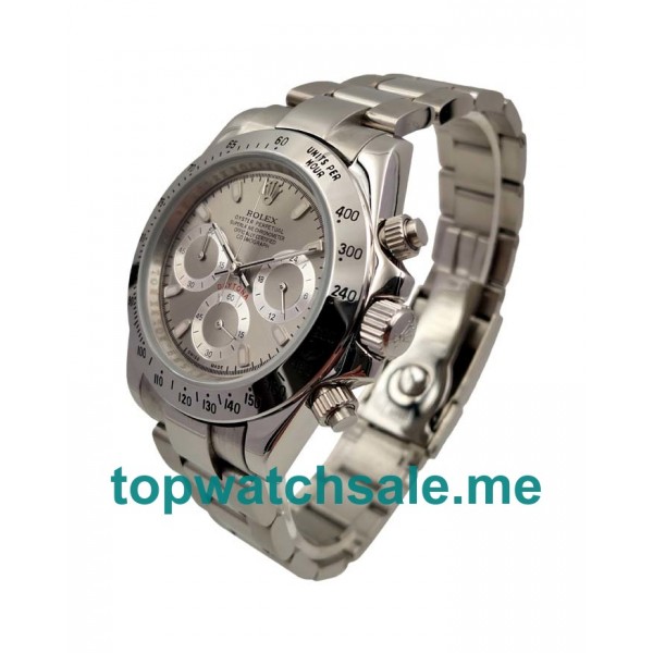 40MM Men Rolex Daytona 116520 Gray Dials Replica Watches UK