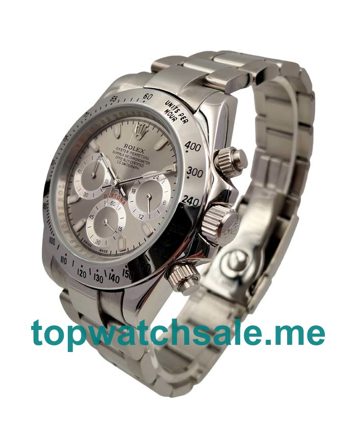 40MM Men Rolex Daytona 116520 Gray Dials Replica Watches UK