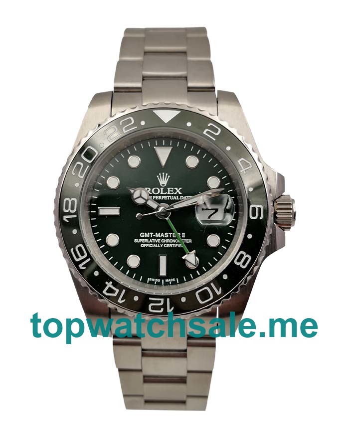 40MM Men Rolex GMT-Master II 116700 LN Black Dials Replica Watches UK