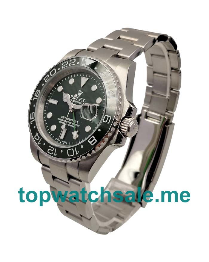 40MM Men Rolex GMT-Master II 116700 LN Black Dials Replica Watches UK