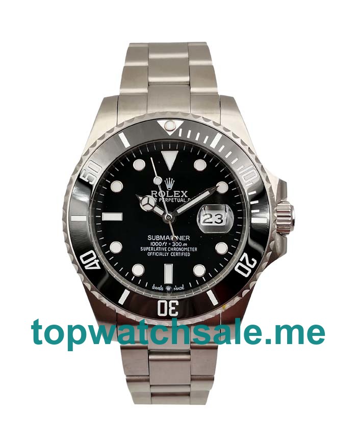 40MM Men Rolex Submariner 116610 LN Black Dials Replica Watches UK