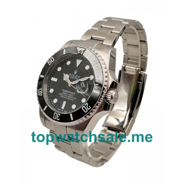 40MM Men Rolex Submariner 116610 LN Black Dials Replica Watches UK