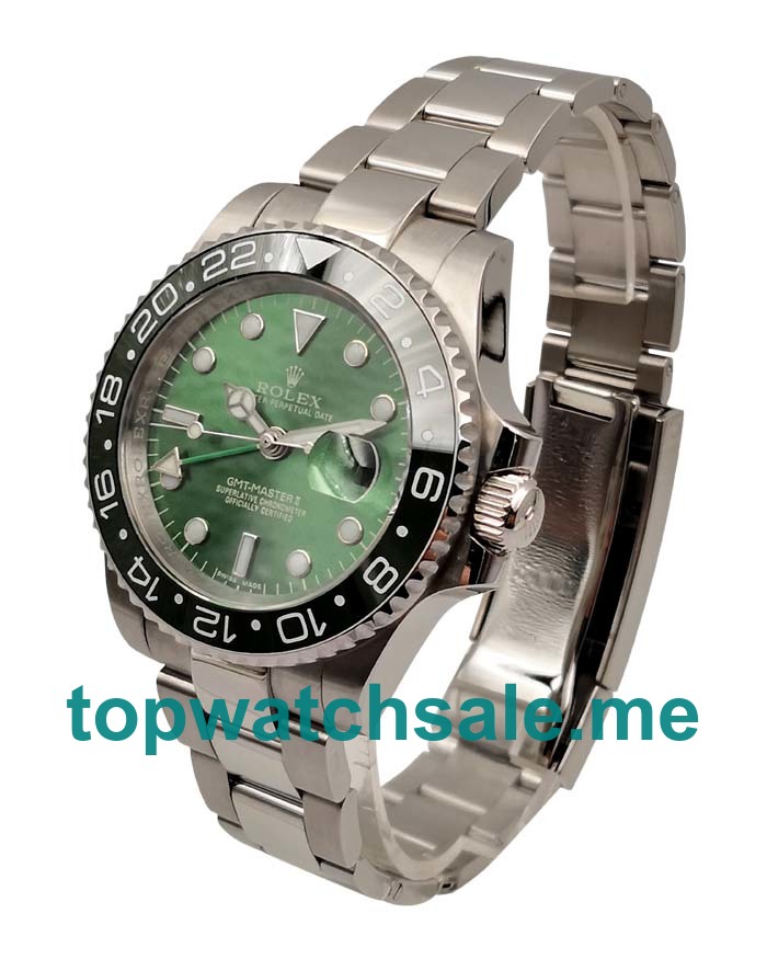 40MM Swiss Men Rolex GMT-Master II 116710 LN Green Dials Replica Watches UK