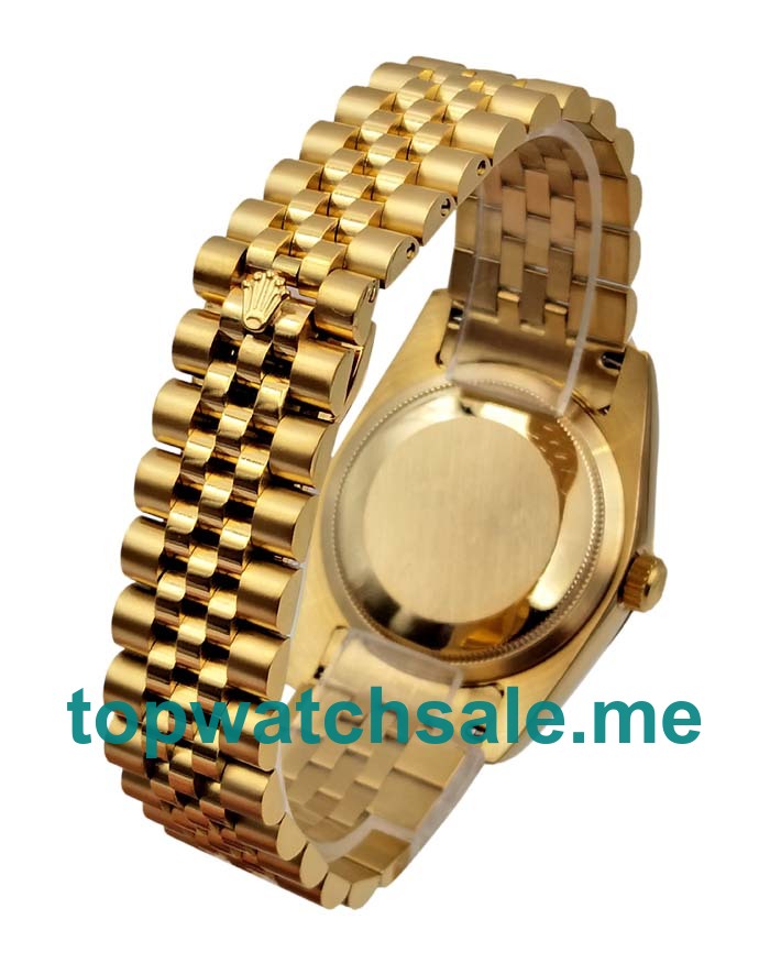 36MM Swiss Men Rolex Datejust 116238 Black Dials Replica Watches UK