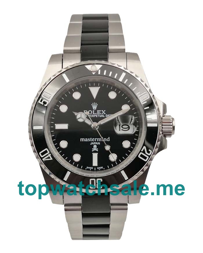 40MM Men Rolex Submariner 116610 LN Black Dials Replica Watches UK