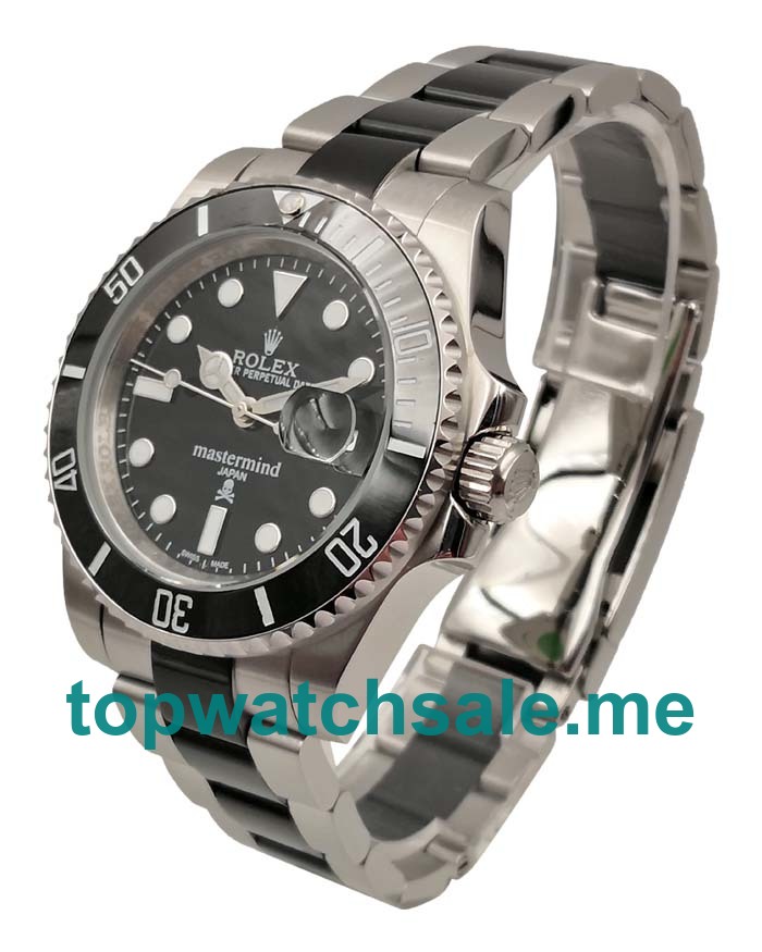 40MM Men Rolex Submariner 116610 LN Black Dials Replica Watches UK