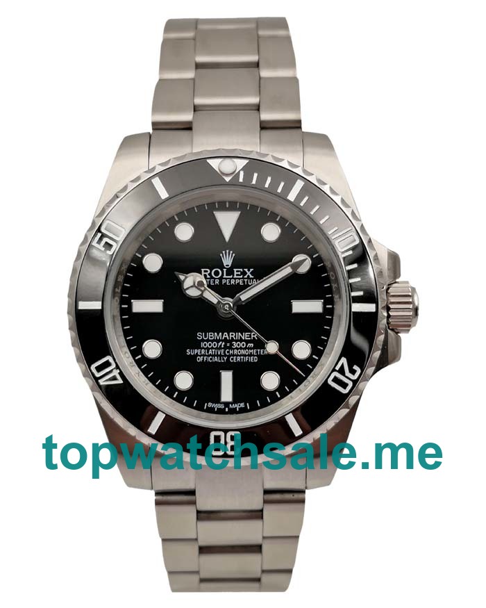 40MM Men Rolex Submariner 114060 Black Dials Replica Watches UK