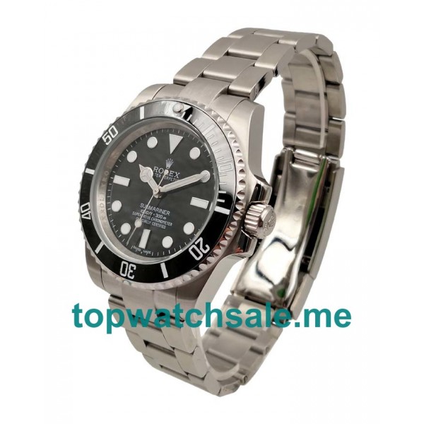 40MM Men Rolex Submariner 114060 Black Dials Replica Watches UK