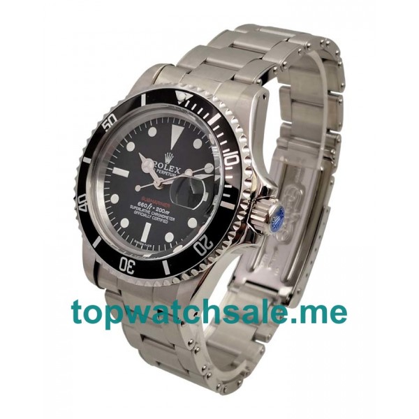 40MM Swiss Men Rolex Submariner 1680 Black Dials Replica Watches UK