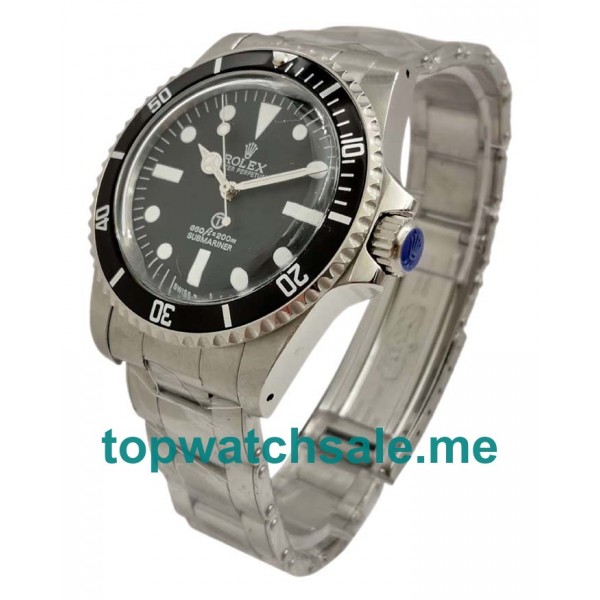 40MM Swiss Men Rolex Submariner 5517 Black Dials Replica Watches UK