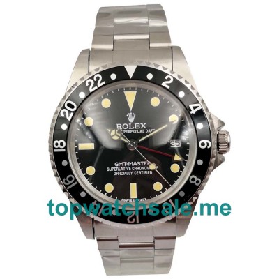 40MM Swiss Men Rolex GMT-Master 16700 Black Dials Replica Watches UK