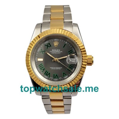 41MM Men Rolex Datejust 116333 Gray Dials Replica Watches UK