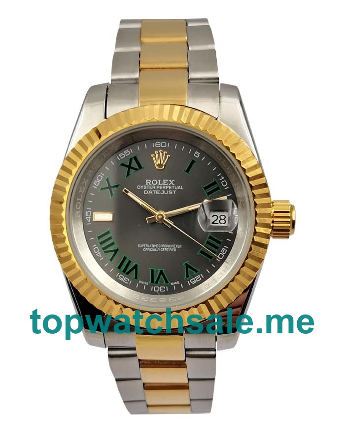 41MM Men Rolex Datejust 116333 Gray Dials Replica Watches UK
