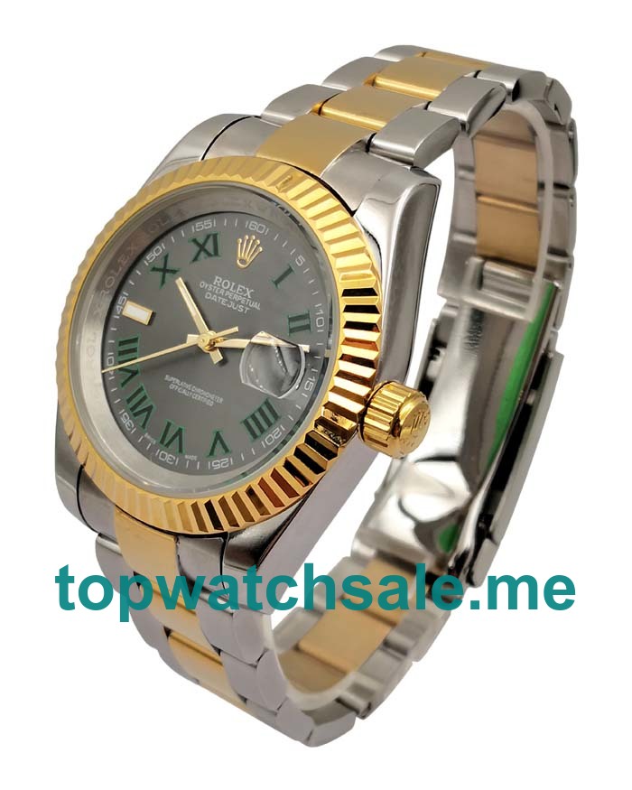 41MM Men Rolex Datejust 116333 Gray Dials Replica Watches UK