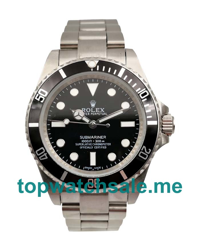 40MM Men Rolex Submariner 114060 Black Dials Replica Watches UK