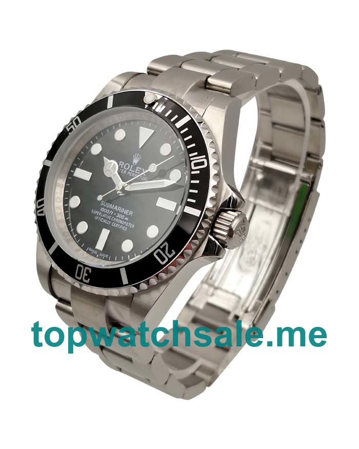 40MM Men Rolex Submariner 114060 Black Dials Replica Watches UK