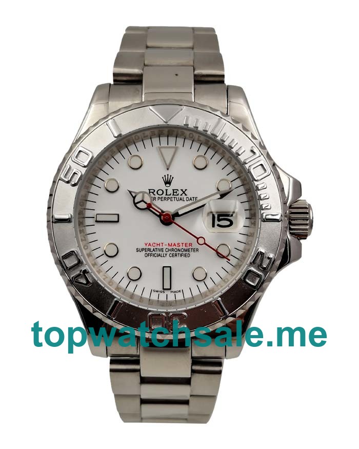 40MM Men Rolex Yacht-Master 16622 White Dials Replica Watches UK