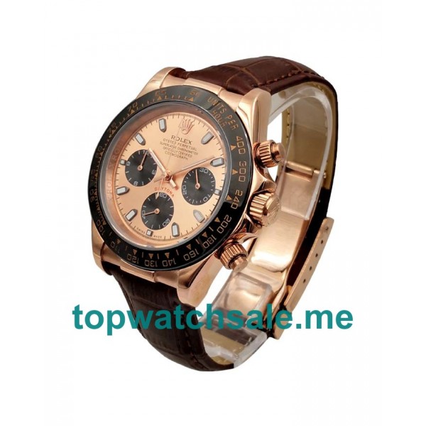 40MM Men Rolex Daytona 116515 LN Pink Dials Replica Watches UK