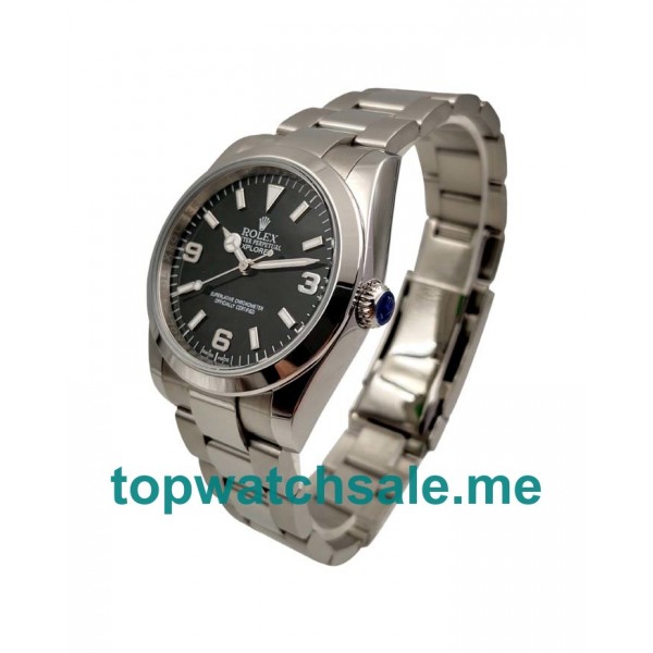 36MM Men Rolex Explorer 114270 Black Dials Replica Watches UK