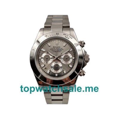 40MM Men Rolex Daytona 116520 Gray Dials Replica Watches UK