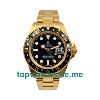 40MM Men Rolex GMT-Master II 16718 LN Black Dials Replica Watches UK