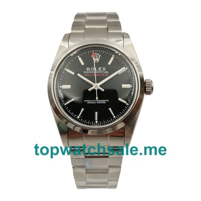 36.5MM Men Rolex Milgauss Ref.1019 Black Dials Replica Watches UK