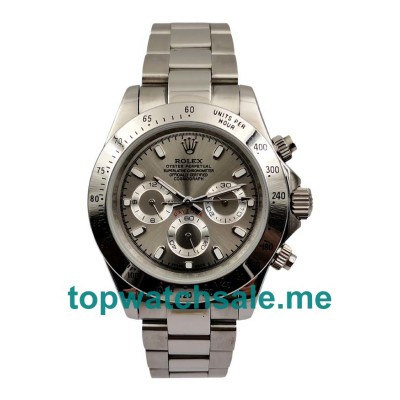 40MM Men Rolex Daytona 116520 Gray Dials Replica Watches UK