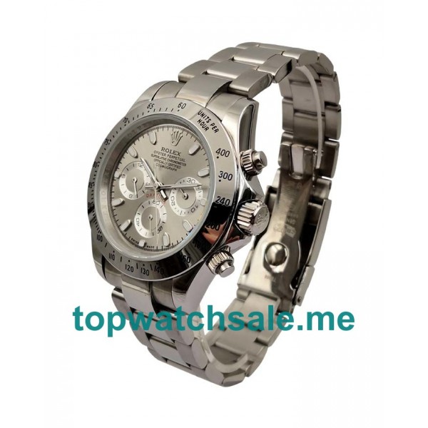 40MM Men Rolex Daytona 116520 Gray Dials Replica Watches UK