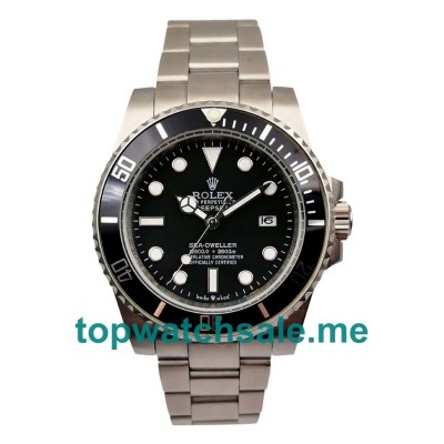 40MM Men Rolex Sea-Dweller Deepsea 116660 Black Dials Replica Watches UK