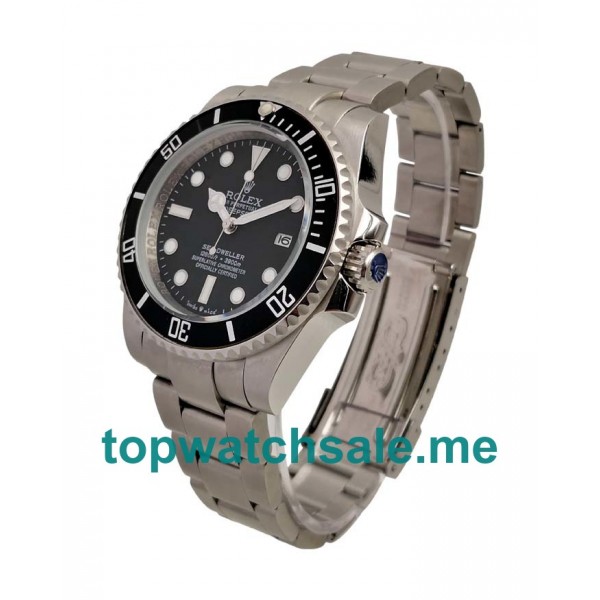 40MM Men Rolex Sea-Dweller Deepsea 116660 Black Dials Replica Watches UK