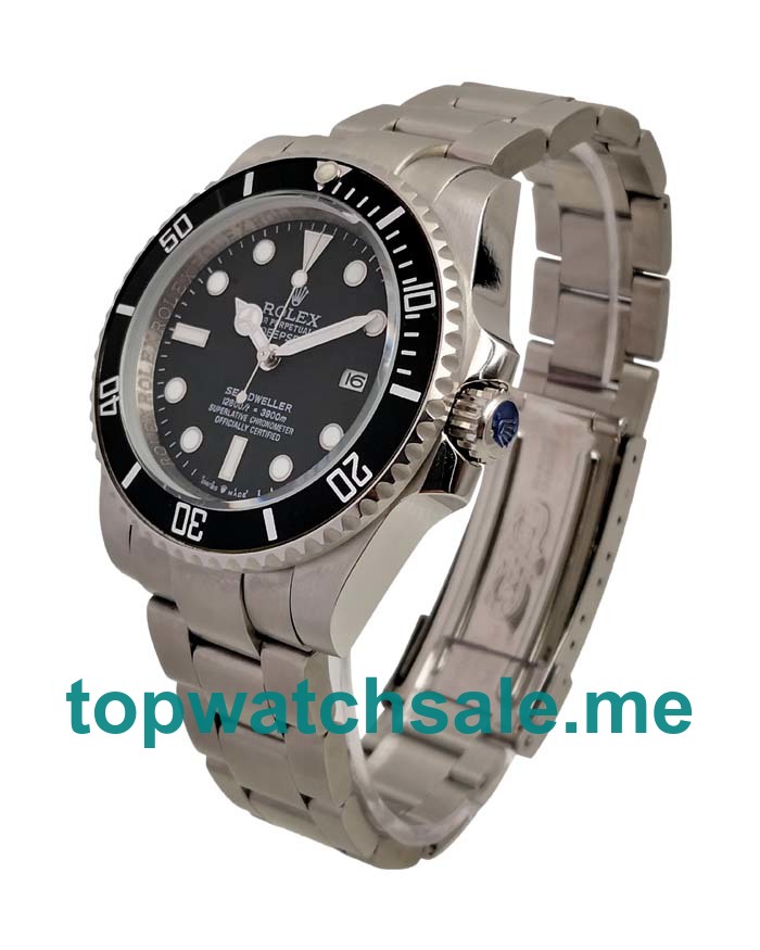 40MM Men Rolex Sea-Dweller Deepsea 116660 Black Dials Replica Watches UK