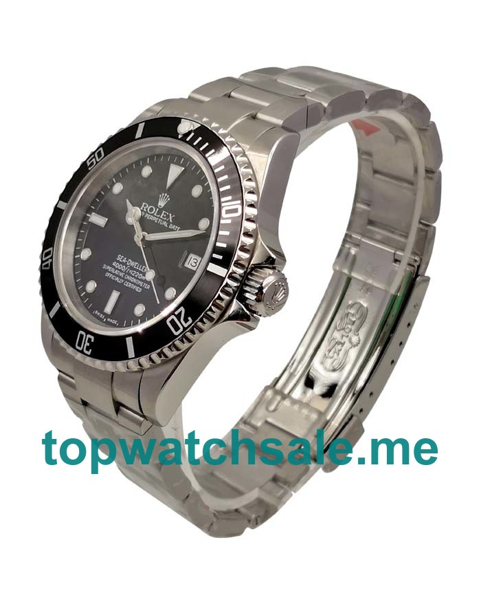 40MM Swiss Men Rolex Sea-Dweller 116600 Black Dials Replica Watches UK