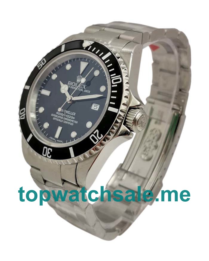 40MM Swiss Men Rolex Sea-Dweller 116600 Black Dials Replica Watches UK