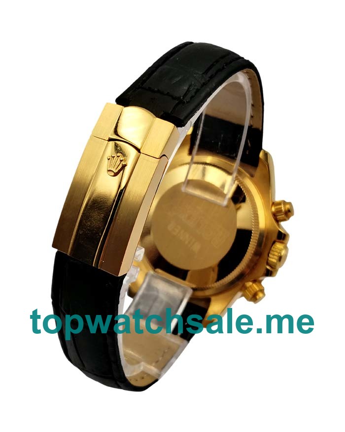 36.5MM Women Rolex Daytona 116508 Black Dials Replica Watches UK