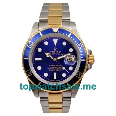 40MM Swiss Men Rolex Submariner 116613 LB Blue Dials Replica Watches UK