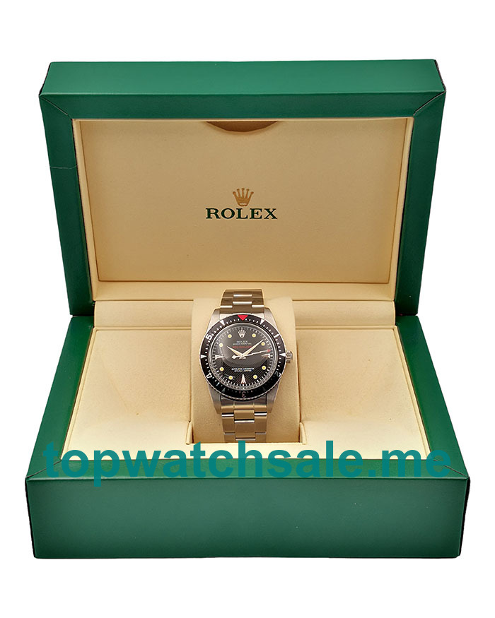 39MM Swiss Men Rolex Milgauss Ref.6541 Black Dials Replica Watches UK