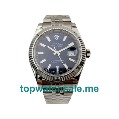 41MM Swiss Men Rolex Datejust 116334 Blue Dials Replica Watches UK