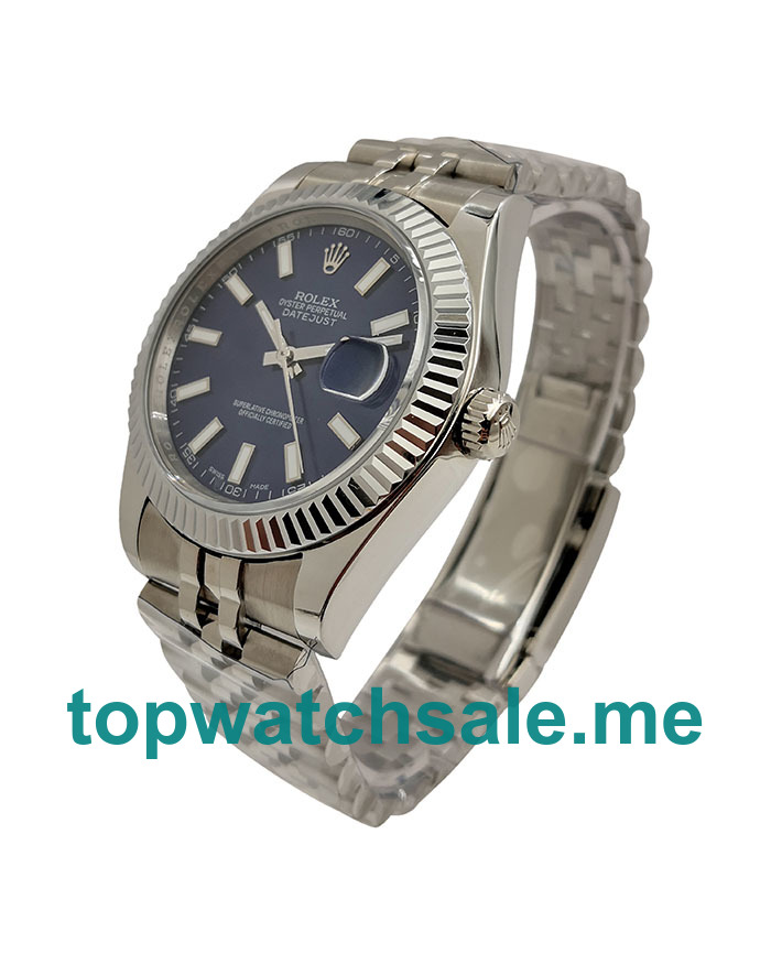 41MM Swiss Men Rolex Datejust 116334 Blue Dials Replica Watches UK