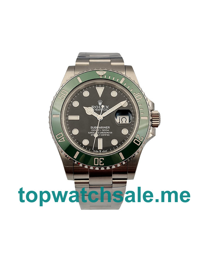 41MM Swiss Men Rolex Submariner 126610LV Black Dials Replica Watches UK
