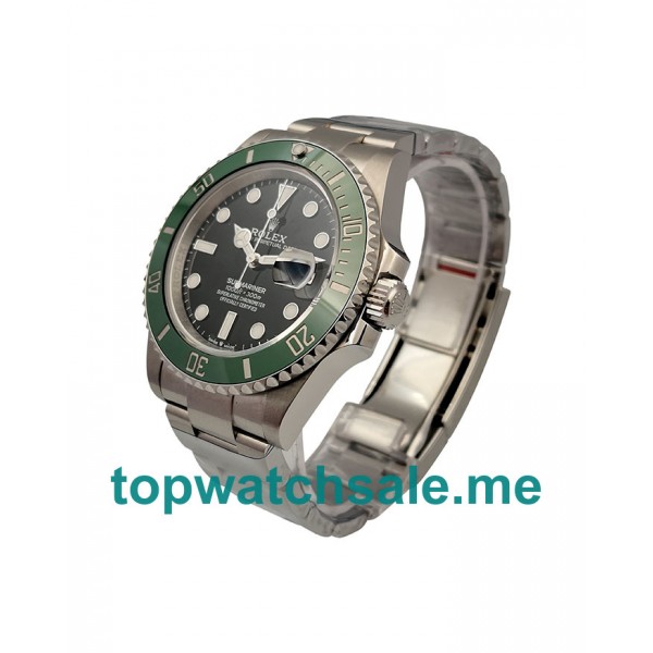 41MM Swiss Men Rolex Submariner 126610LV Black Dials Replica Watches UK