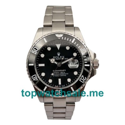 43MM Swiss Men Rolex Submariner 116610 LN Black Dials Replica Watches UK