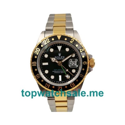 40MM Men Rolex GMT-Master II 16713 LN Black Dials Replica Watches UK