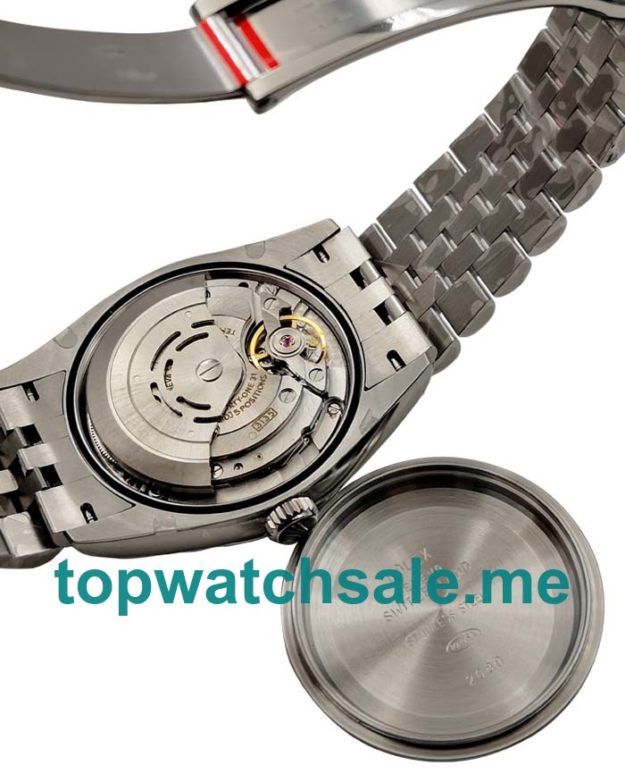 36MM Swiss Men Rolex Datejust 116234 Silver Dials Replica Watches UK