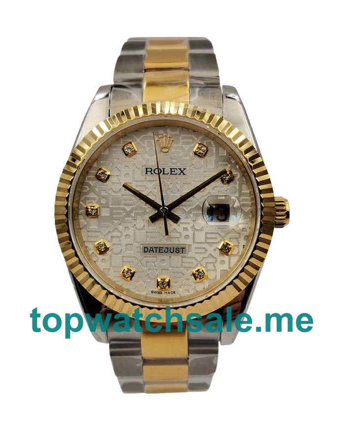 41MM Swiss Men Rolex Datejust 116233 Silver Dials Replica Watches UK
