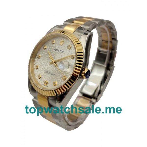 41MM Swiss Men Rolex Datejust 116233 Silver Dials Replica Watches UK