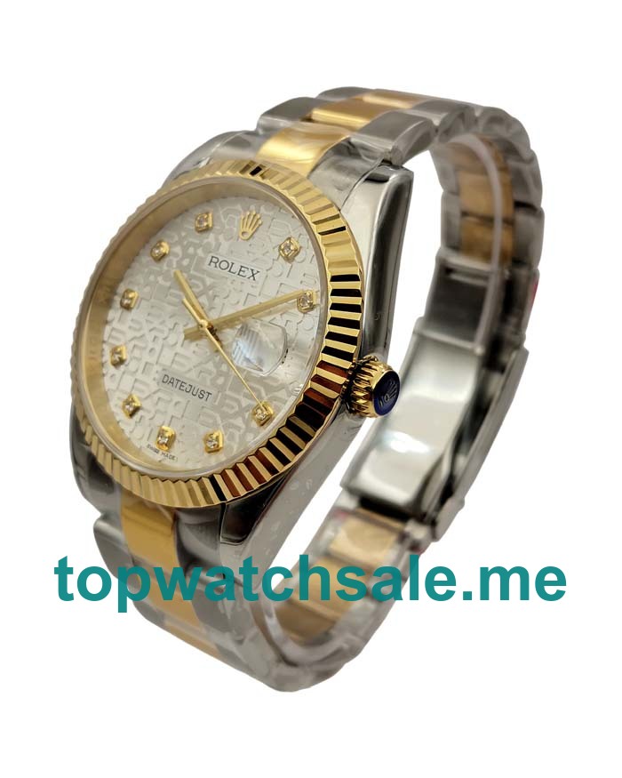 41MM Swiss Men Rolex Datejust 116233 Silver Dials Replica Watches UK